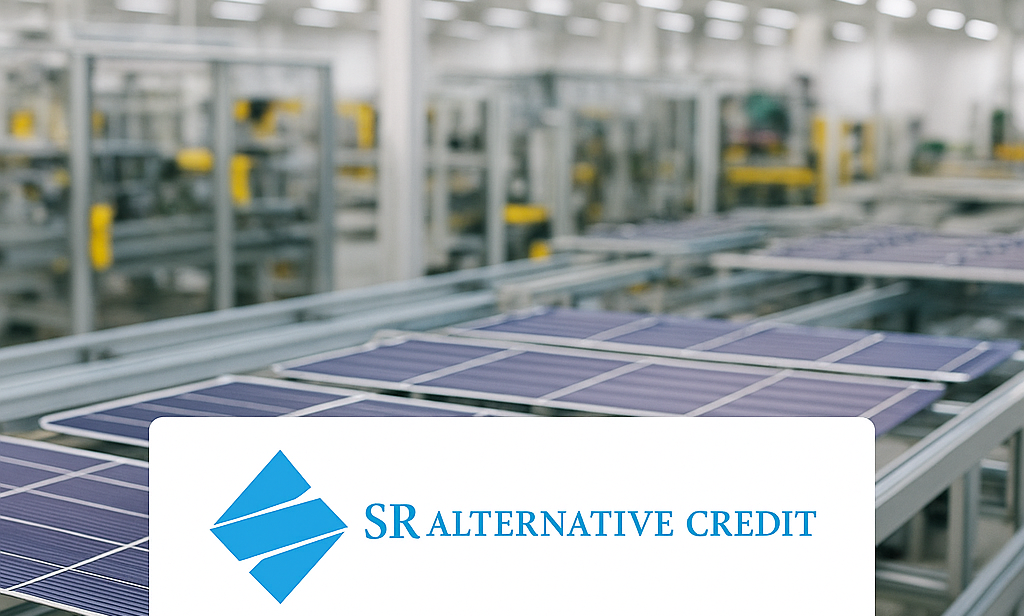 SR Alternative Credit Closes $9 Million Co-Investment in $50MM Credit Facility for U.S. Solar Manufacturing Expansion